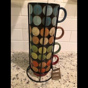 Pier 1 imports stacking mugs, NWT